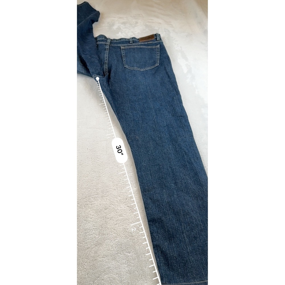 Wrangler Regular Fit Men's Jeans, Dark Wash Denim, Size 40x30 - Picture 8 of 8